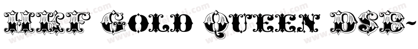 HKF Gold Queen DSB字体转换